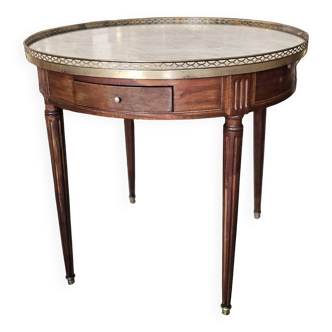 Louis XVI style bouillotte table in mahogany from the early 20th century