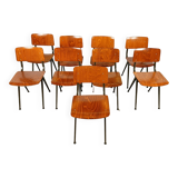 Vintage industrial dining chairs, 1960s