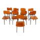 Vintage industrial dining chairs, 1960s