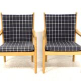 Set de 2 fauteuils "modèle 1788", Hans J Wegner, Fritz Hansen, Danemark, 1970