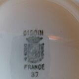 Service à huitres plat et assiettes 9 digoin sarreguemines