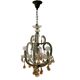 Pink Murano glass tear drop chandelier 1950’s