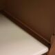 Old 2-door chest of drawers in air-coated oak, to be painted or varnished.