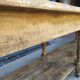 Table de métier drapière sapin décapé 3m