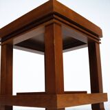 Table d'appoint Robie de Frank Lloyd Wright pour Cassina, édition limitée. Italie, 1988