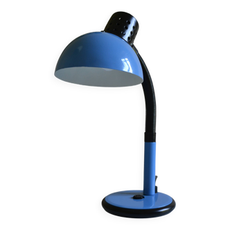 Blue Aluminor lamp 80s 1980s postmodernist vintage