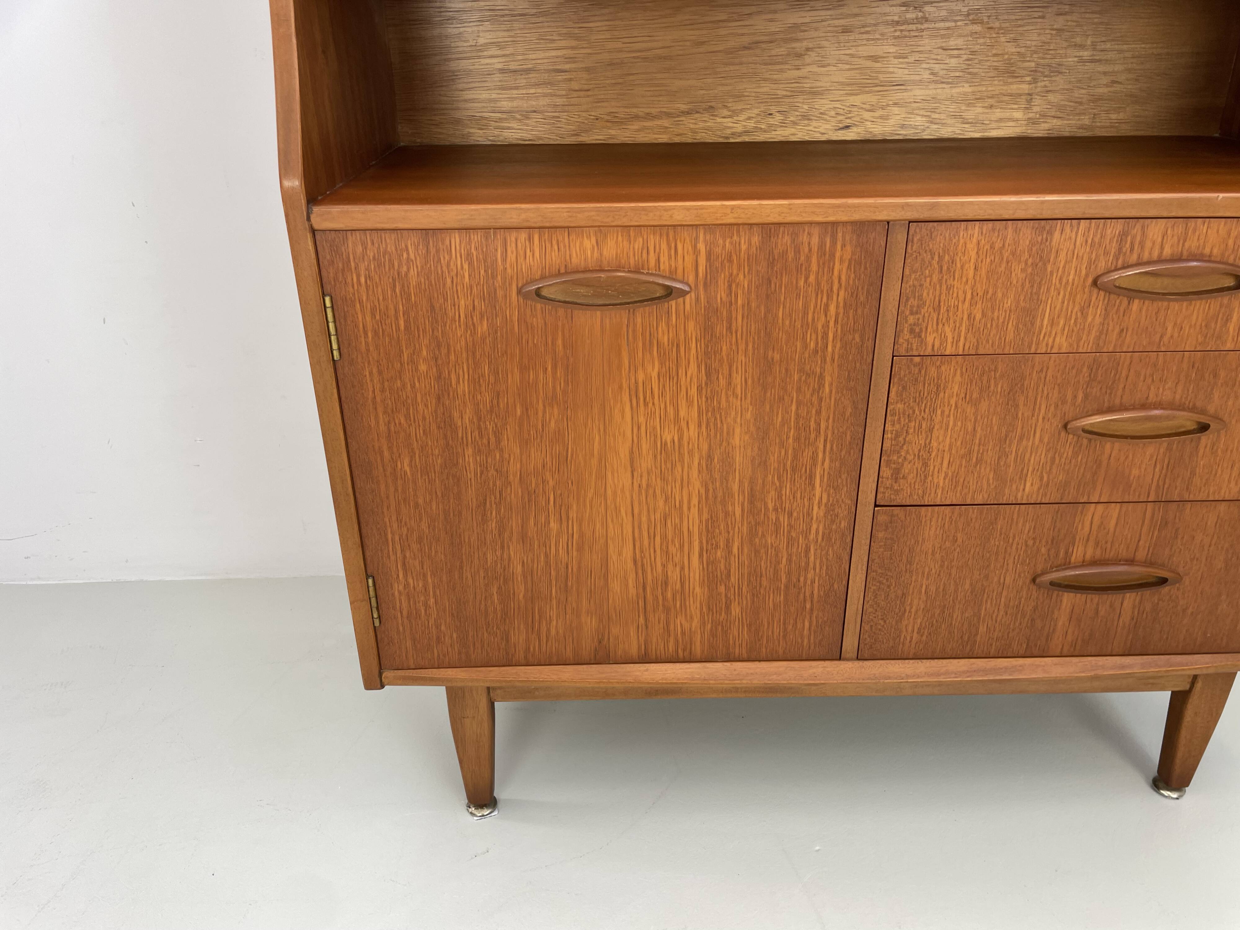 Secrétaire vintage en teck des années 1960 par Jentique.