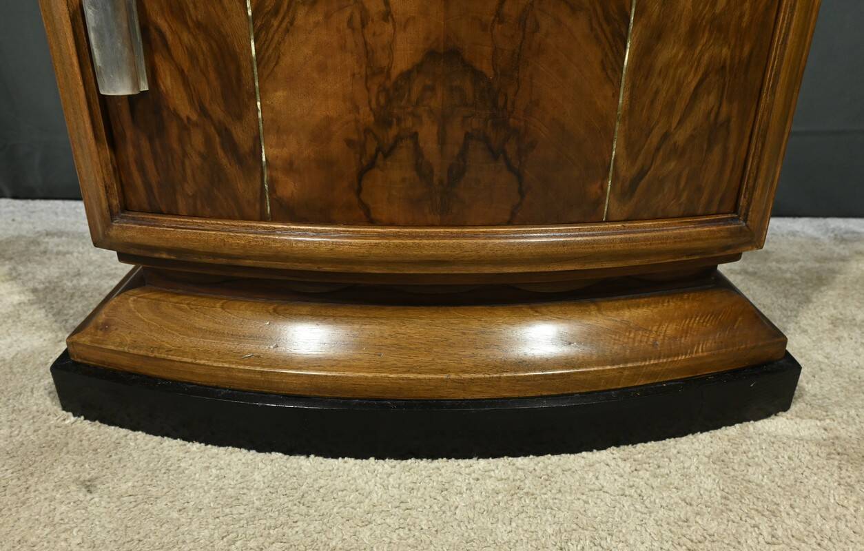 Nightstand in Walnut, Art Deco – 1930
