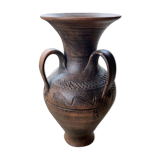Etruscan style ceramic vase
