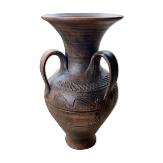 Etruscan style ceramic vase