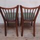 Pair of Baumann bistro chairs n°12