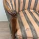 Art Deco Style Barrel Armchair (end of the 20th century)
