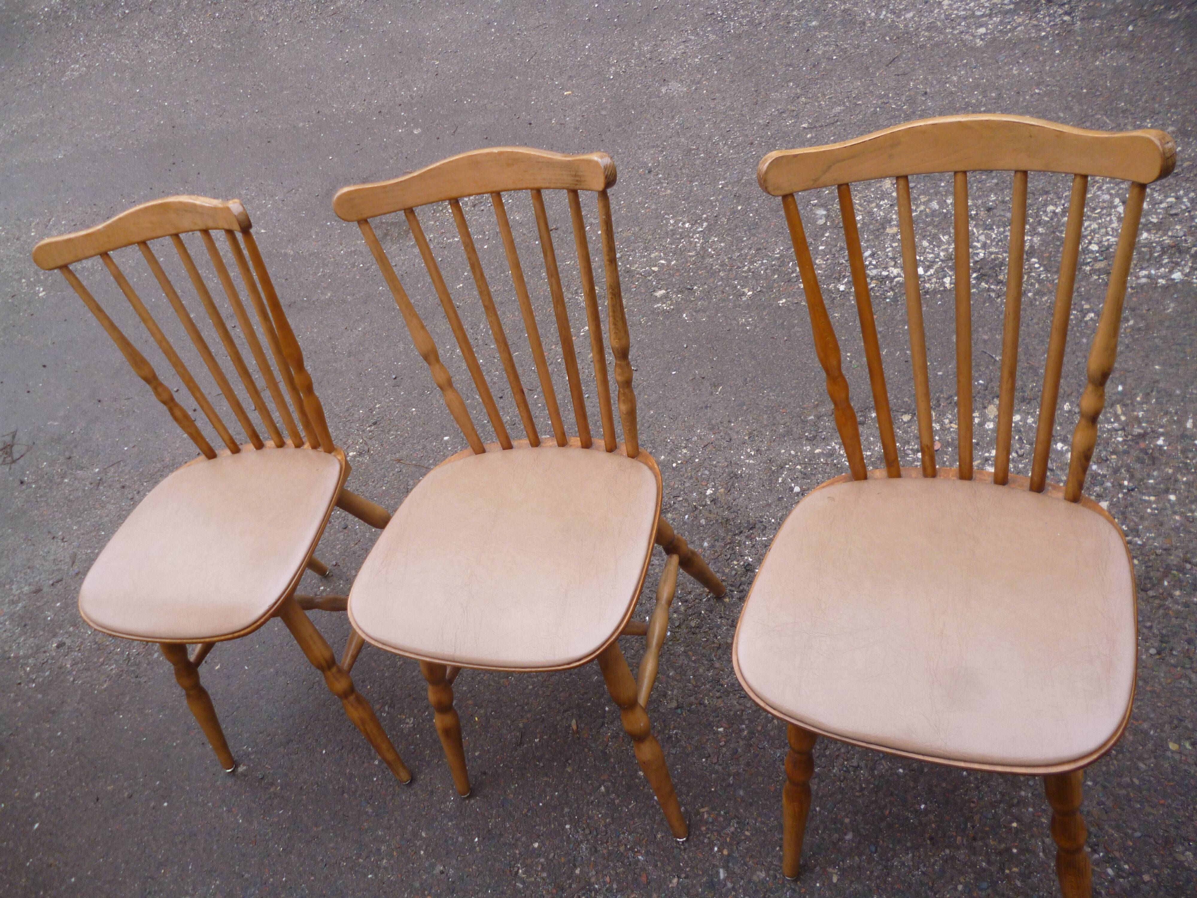Trio de chaises Baumann Floride Tacoma