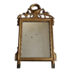 Antique carved and gilded wooden mirror, Louis XVI style – 54 x 92 cm