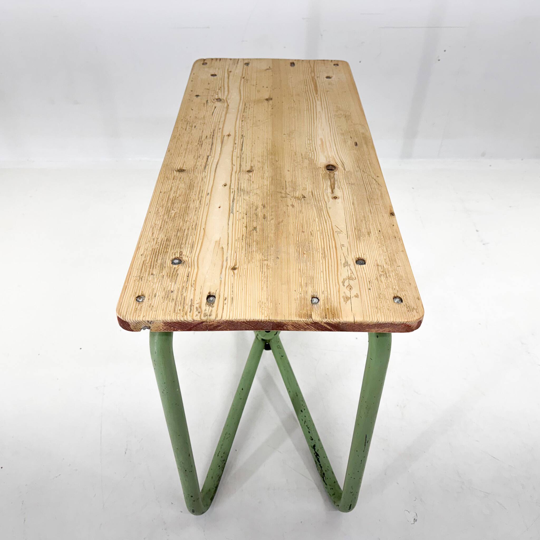 Vintage industrial console table or side table, czechoslovakia