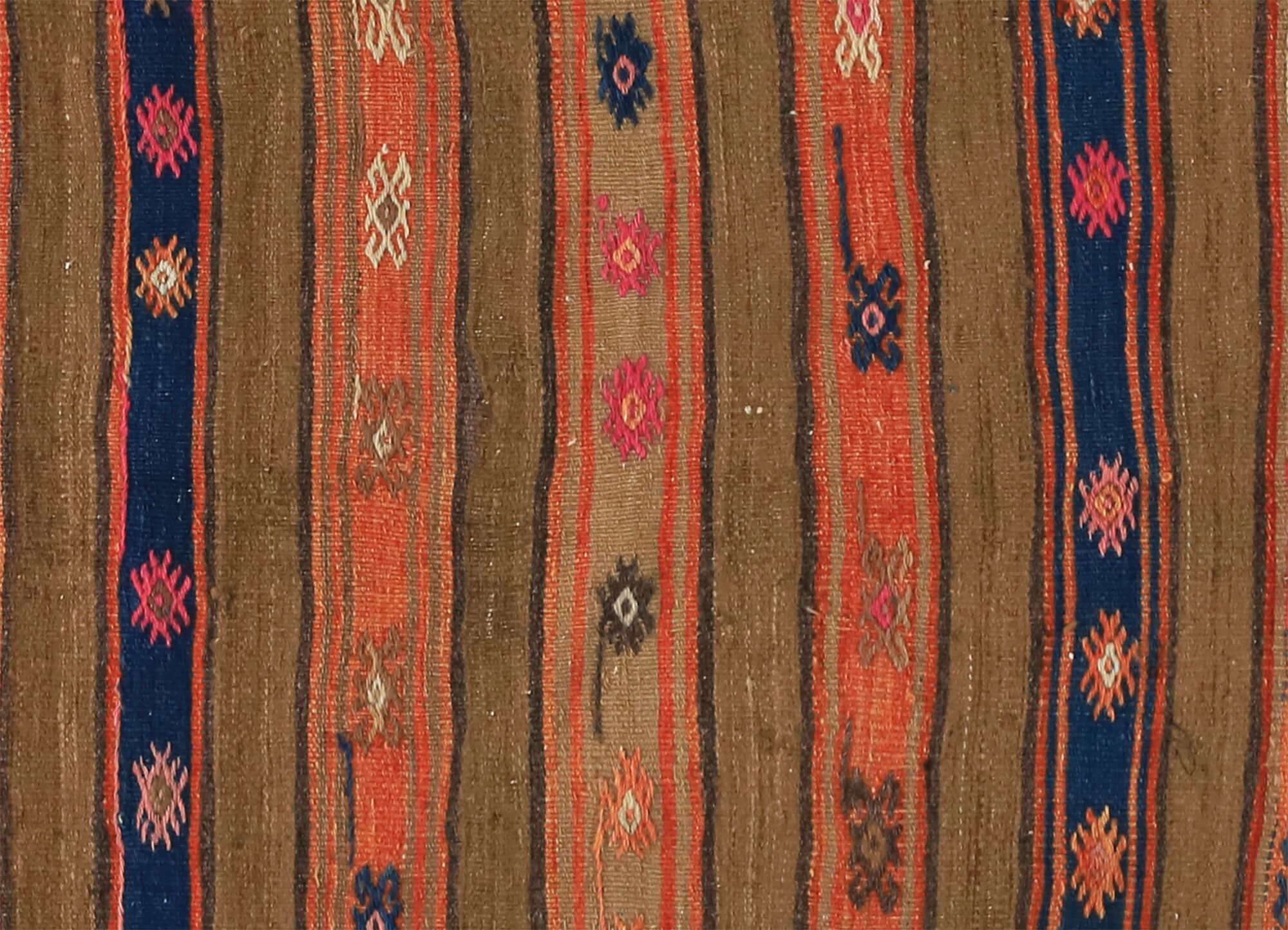 Anatolian handmade kilim rug 240 cm x 138 cm