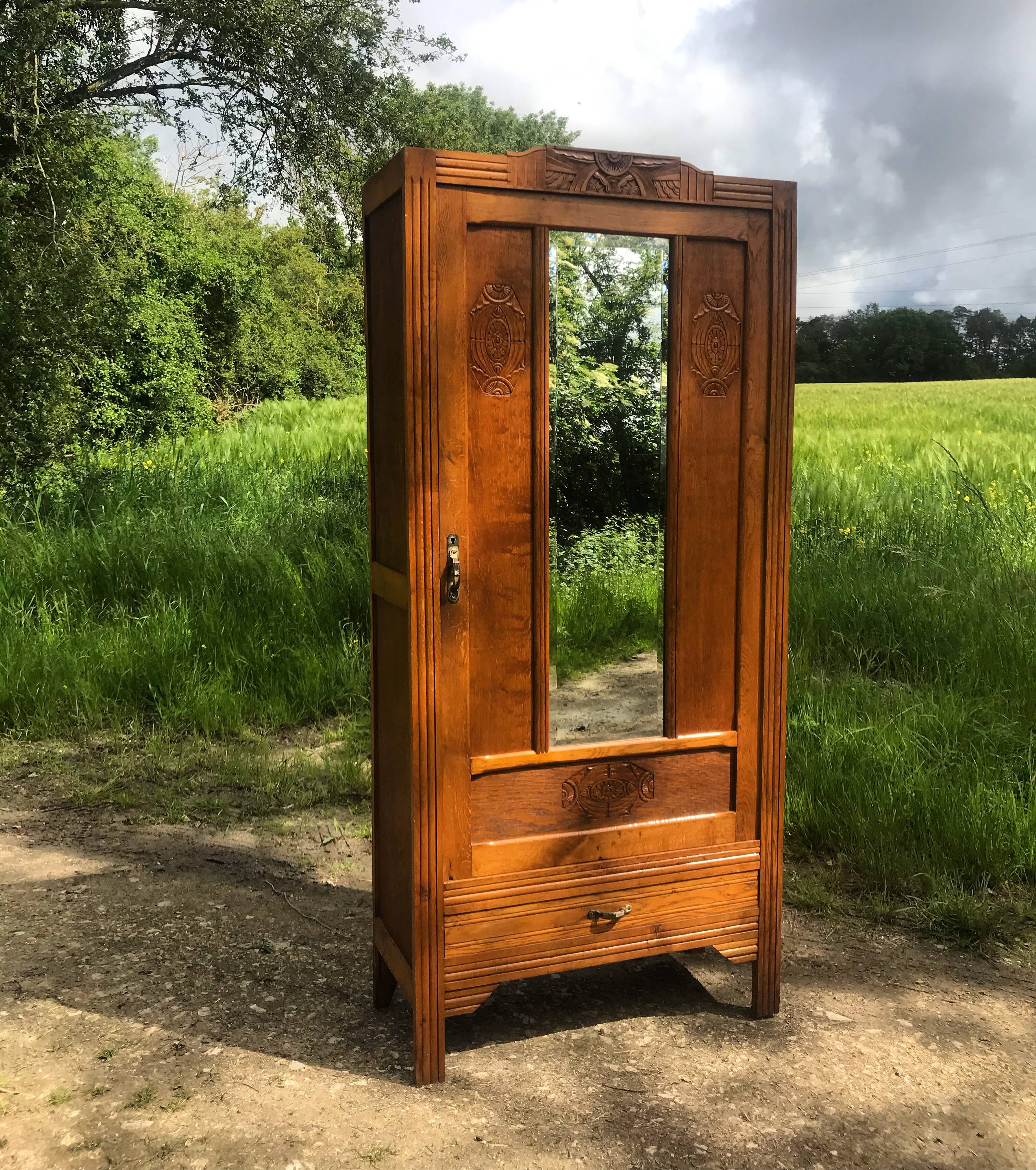 Parisian art deco wardrobe