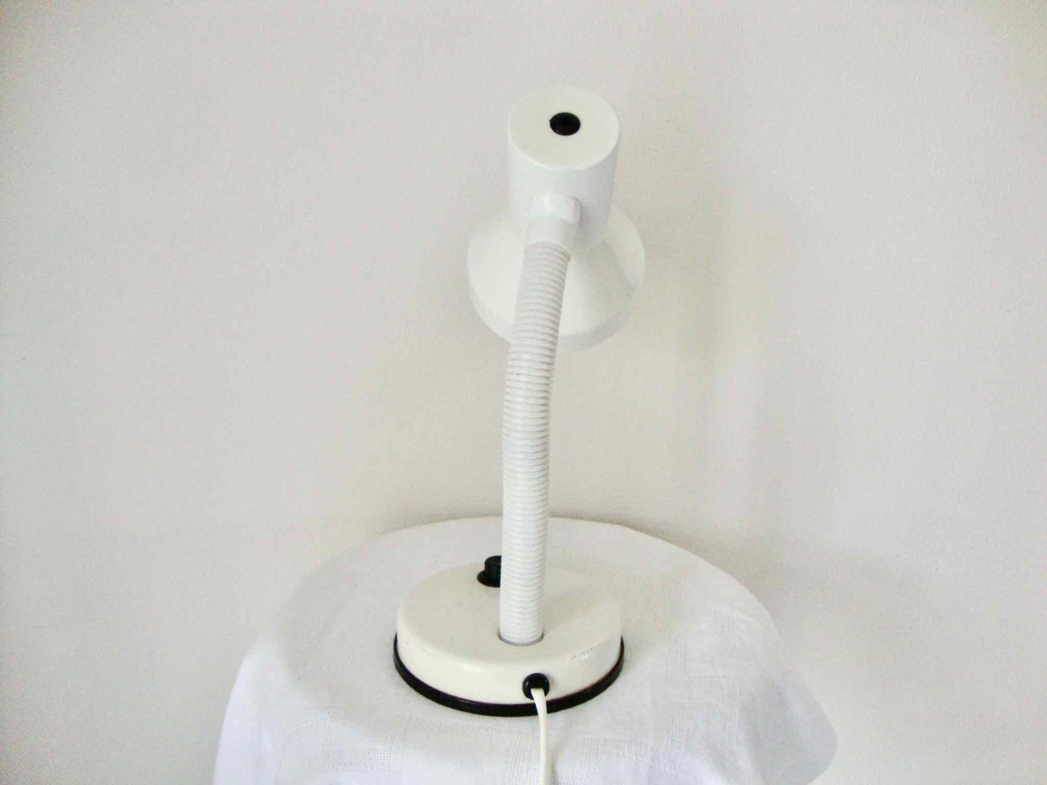 White vintage office lamp