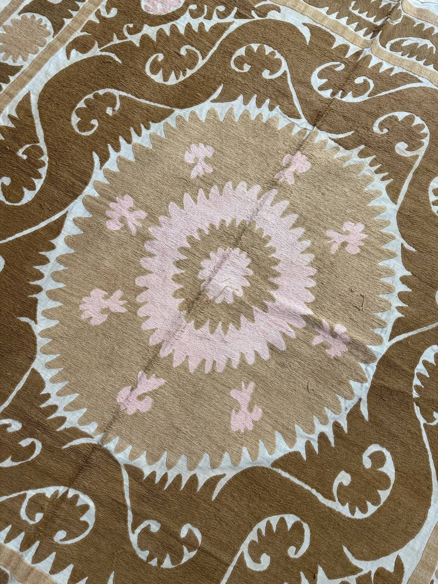 Vintage hand-embroidered tablecloth 156x160 cm