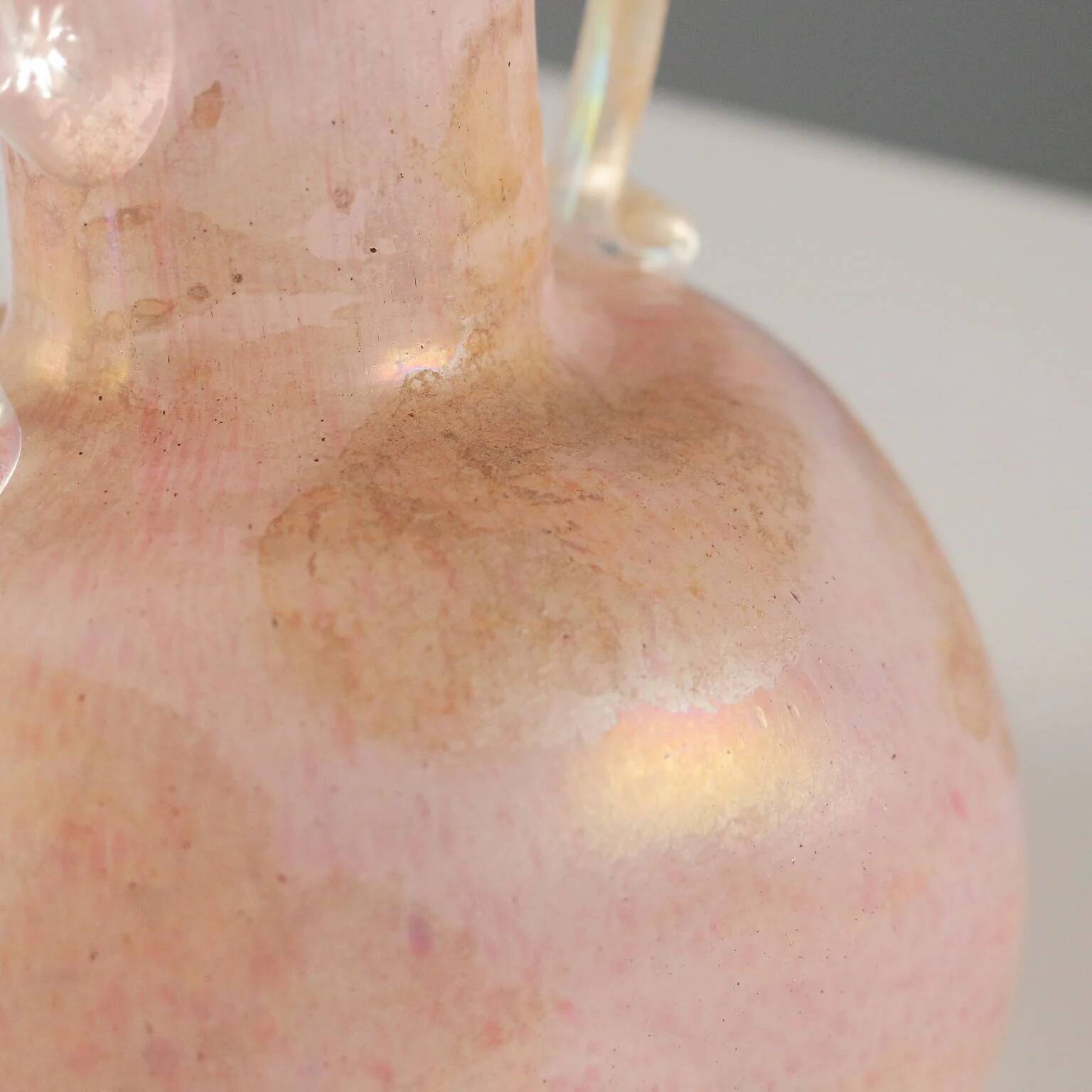 Vintage coloured Murano glass vase, Italy, 1970s