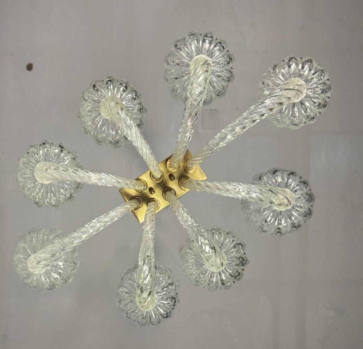 Venetian Murano glass chandelier by Barovier, circa 1950
