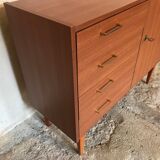 Buffet vintage storage cabinet formica