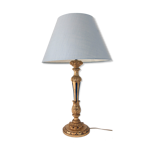 Lampe en bois doré