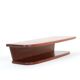 Set consisting of mid-century teak wall mirror and shelf / Danish modern design / 1960s