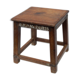 RestIng Stool Plant Old Teck Patina Brown 28.5x27x31cm