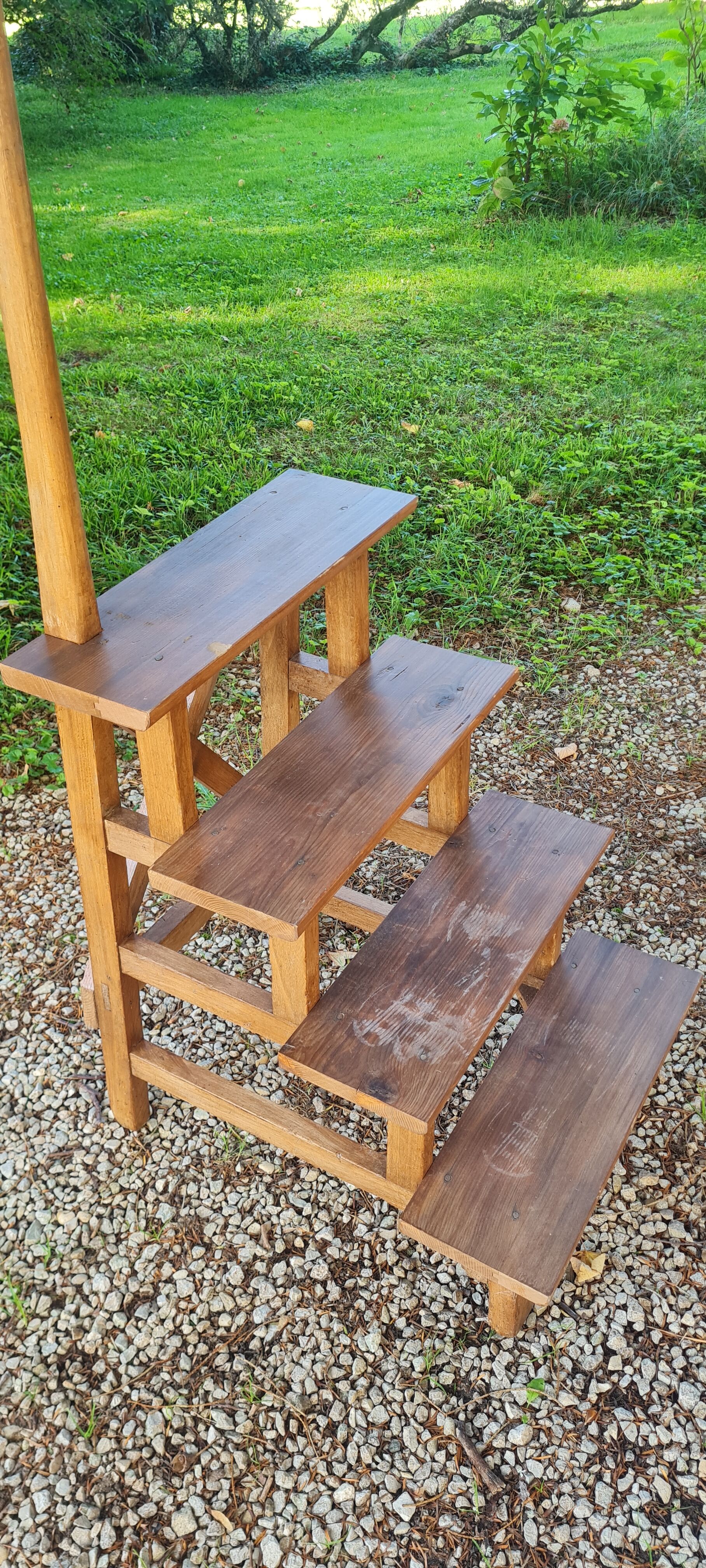 Old library stepladder