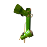 Vintage wall lamp space age green