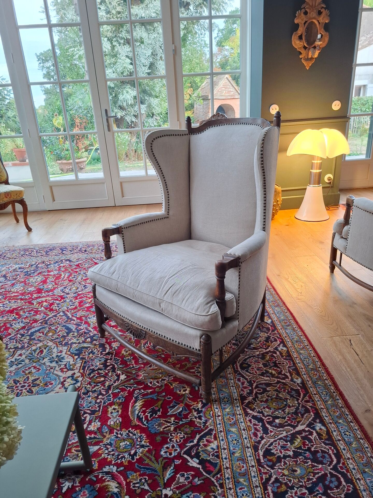 Wingback chairs