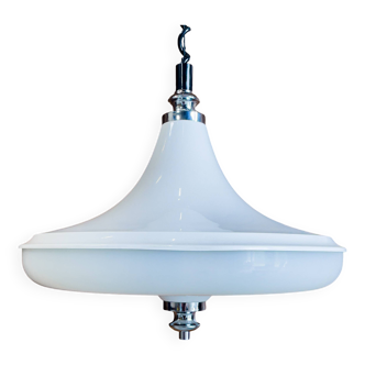 Lampe Space age Lustre suspension UFO ovni, monte-et-baisse 1970