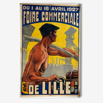 Original poster fair of Lille 1927