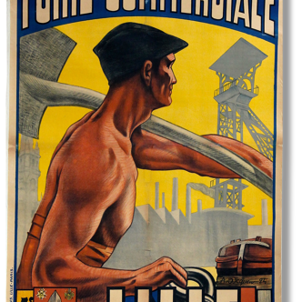 Affiche originale Foire de Lille 1927