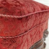 Fauteuil danois en bois de frêne et velour années 1930