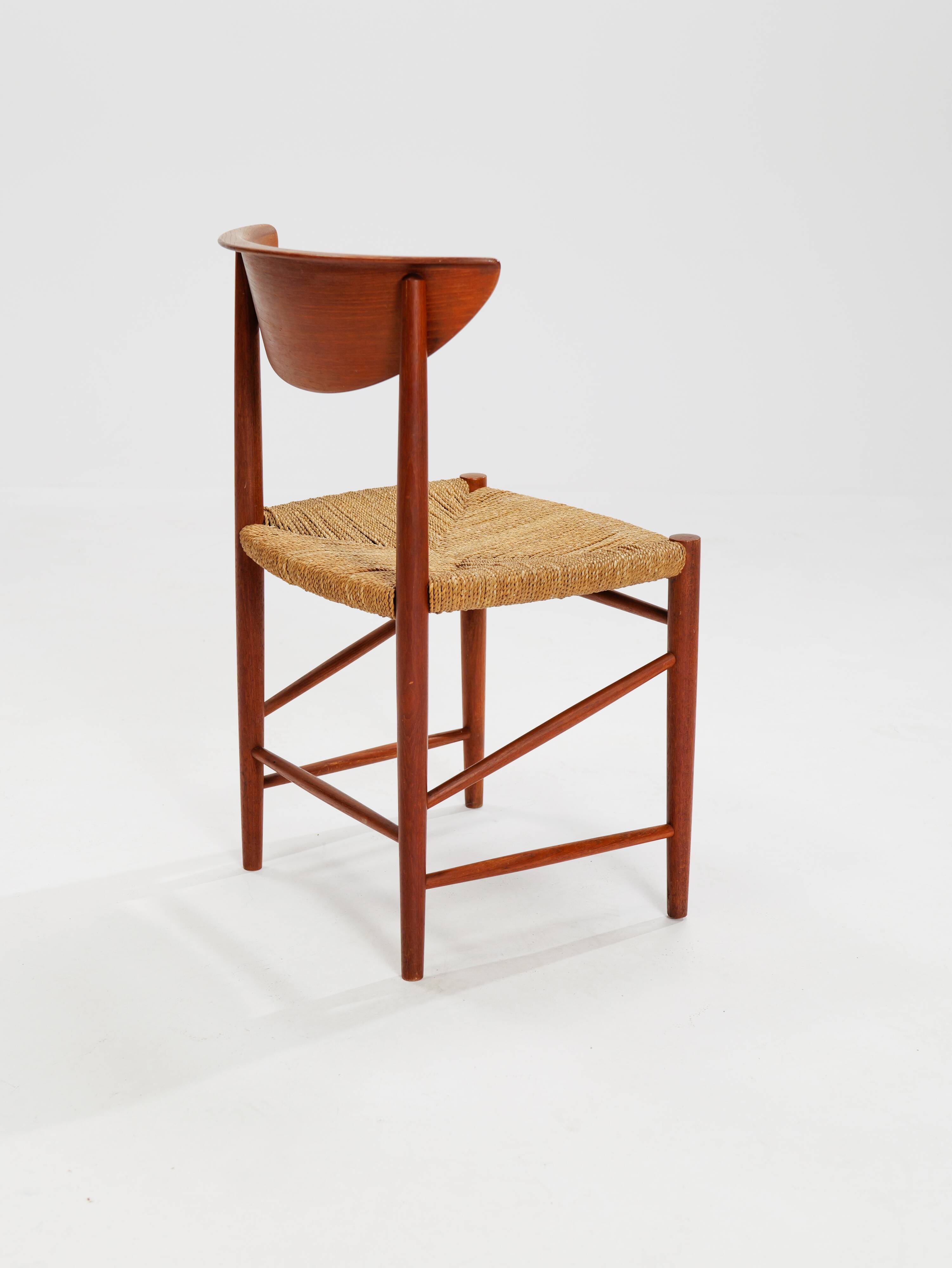 Model 316 dining chairs by Peter White & Orla Moelgard-Nielsen for Søborg Møbelfabrik, 1958, set of 6