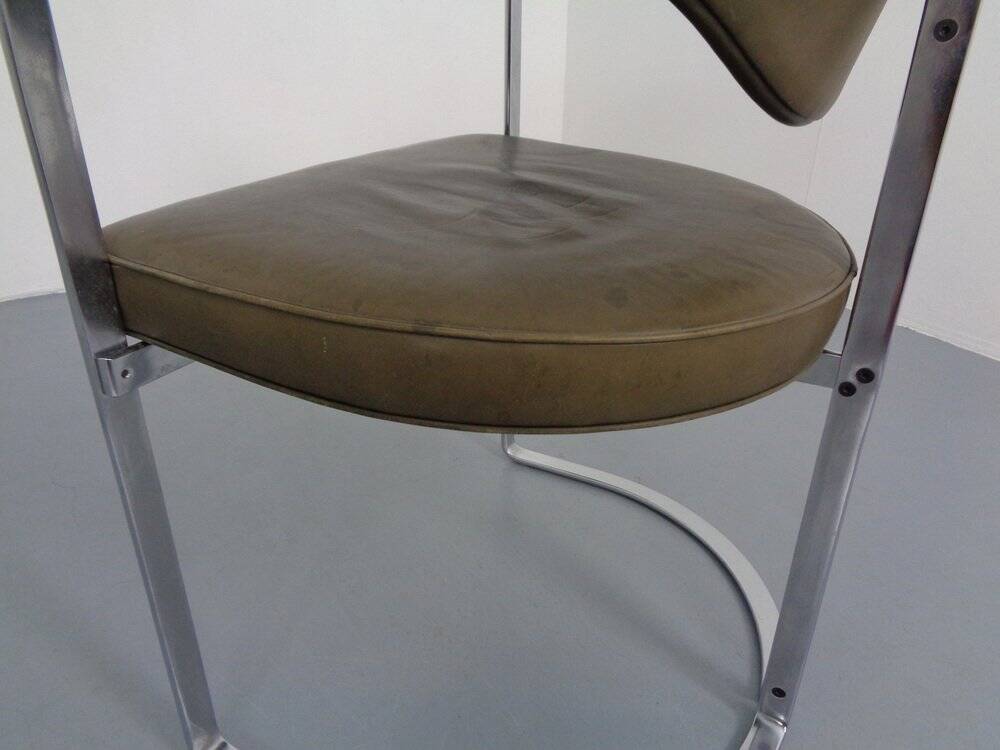 Mocdl 6911 Armchair in Leather by Horst Brüning for Kill International, 1968