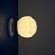 Vintage Art Deco globe wall light in blue opaline.