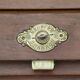 Shannon notary's filing cabinet, in solid mahogany (circa 1900)