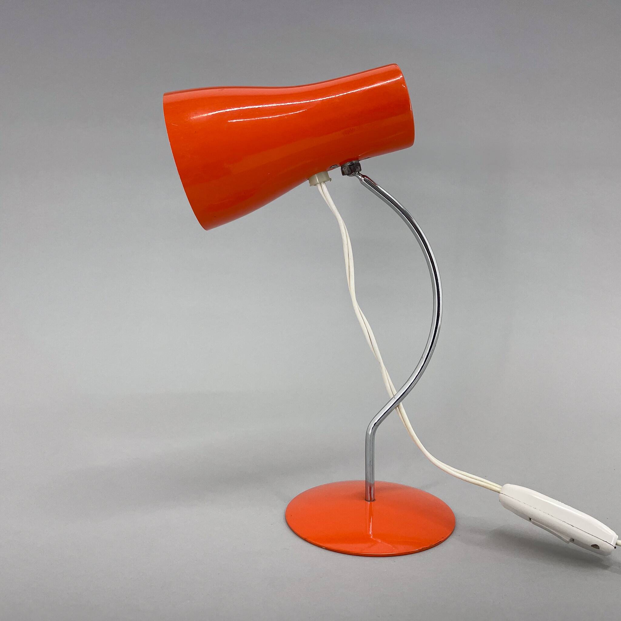 Lampe de table vintage par le designer Josef Hurka, Tchécoslovaquie, 1970