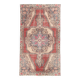 4x7 Shades Of Red Beige Oriental Vintage Rug, 126x220Cm SK 2638