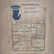 Buffet U 458 chêne clair Jiri Jiroutek pour Interier Praha 1960