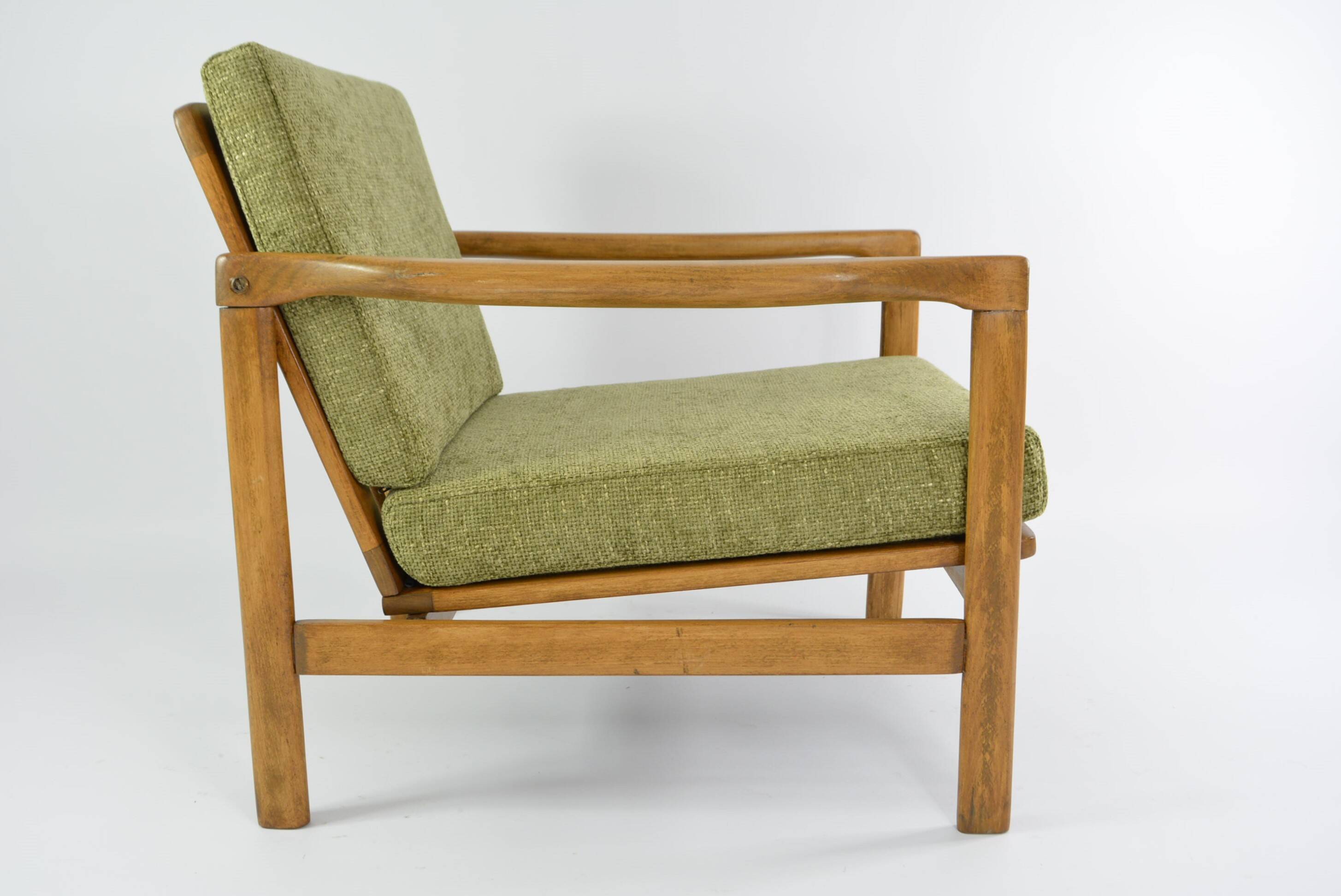 Olive heather BZ armchair