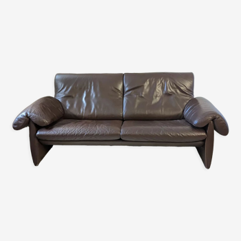 De Sede sofa DS-1023 year 70 in brown leather