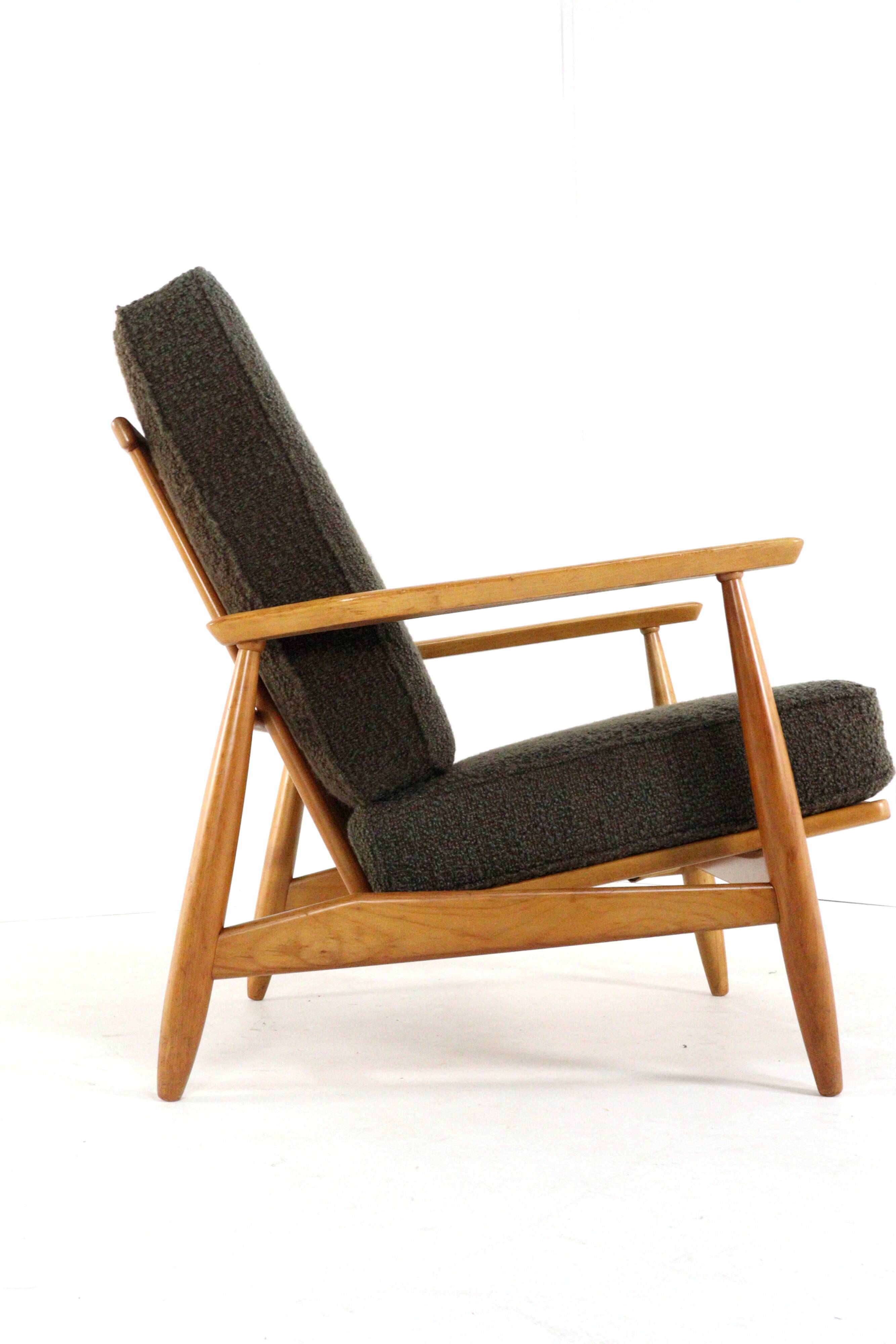 Fauteuil scandinave style Dux « Vejvad » | design vintage