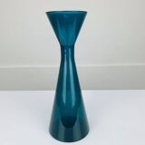 Vase scandinave verre bleu Kaj Franck Iittala