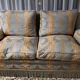 Jacquard fabric sofa with feather filling