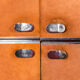 Wooden wardrobe cabinet design 70s vintage modernariato