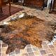 Tapis peau de vache véritable